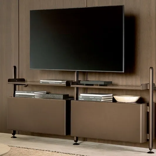 Low Techwall bookcase by Riflessi