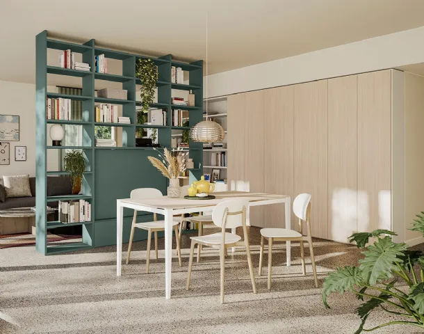 Utility Golf Infinity U05 Divider Bookcase by Colombini Casa