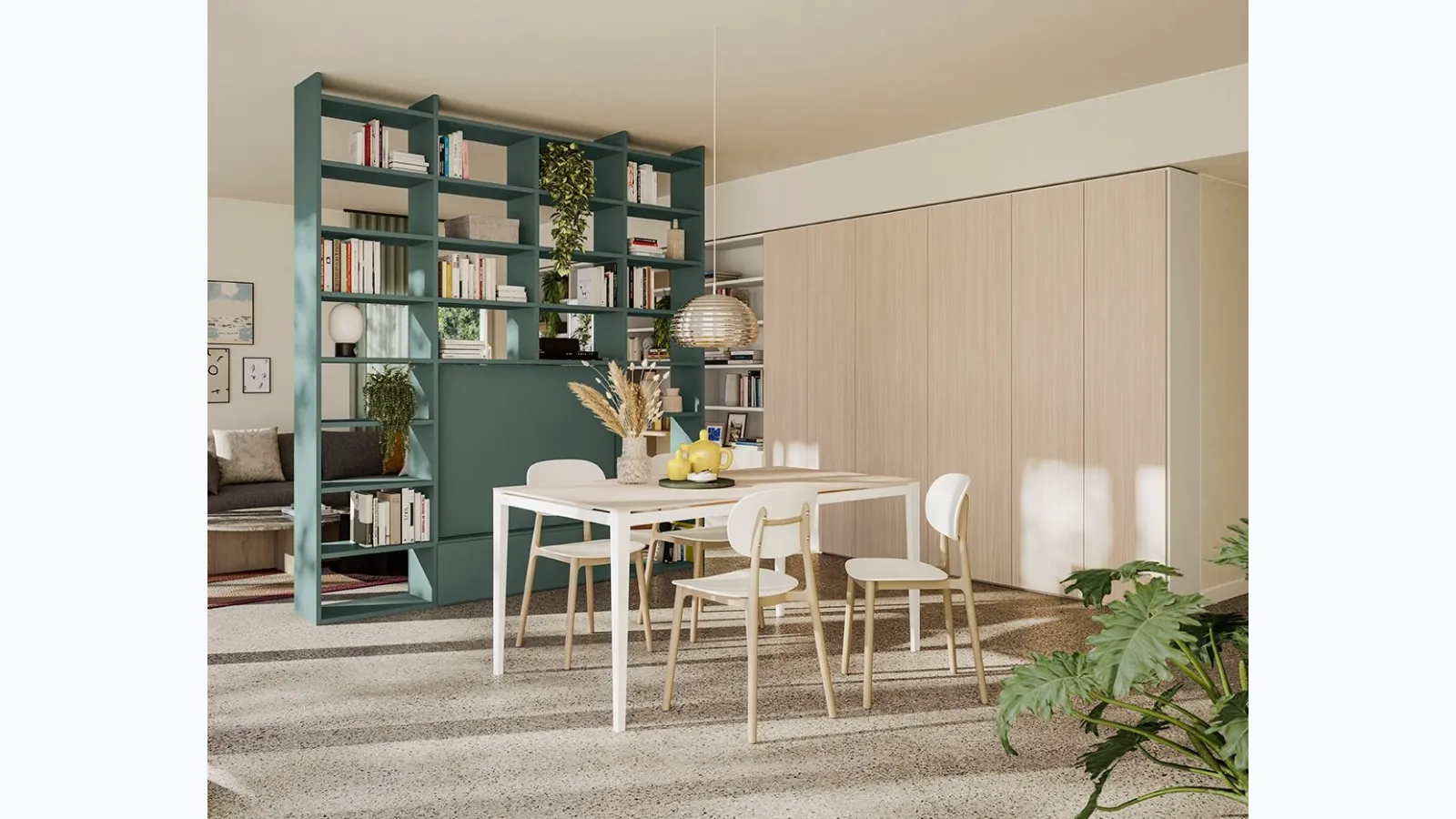 Utility Golf Infinity U05 Divider Bookcase by Colombini Casa