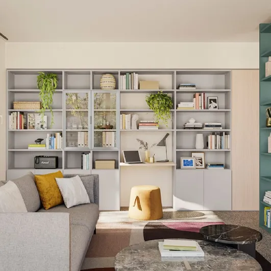 Utility Golf Infinity U05 bookcase by Colombini Casa.