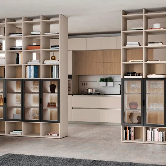 Utility Golf Infinity U06 bookcase by Colombini Casa