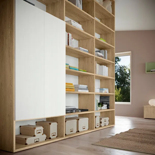 Infinity Volo Bookshelf L008 by Colombini Casa