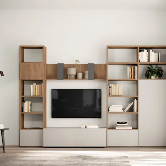 Bookcase Volo Infinity L010 by Colombini Casa