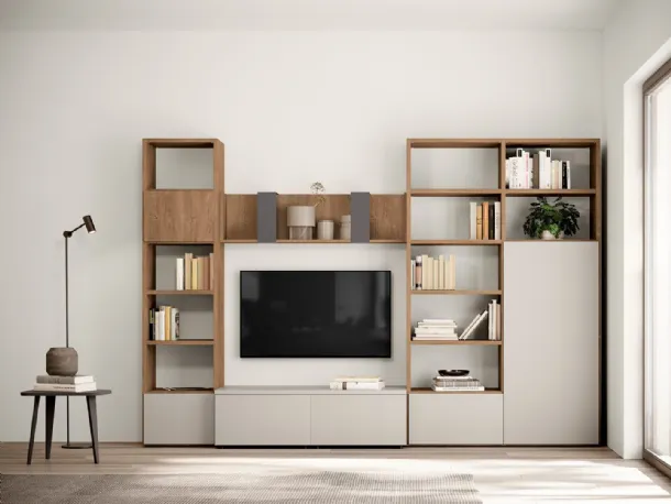 Bookcase Volo Infinity L010 by Colombini Casa
