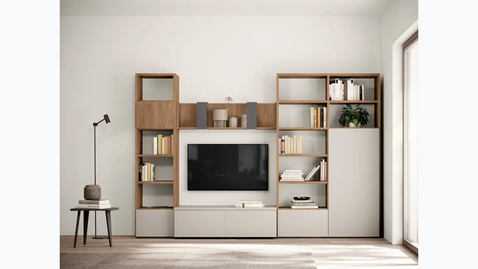 Bookcase Volo Infinity L010 by Colombini Casa