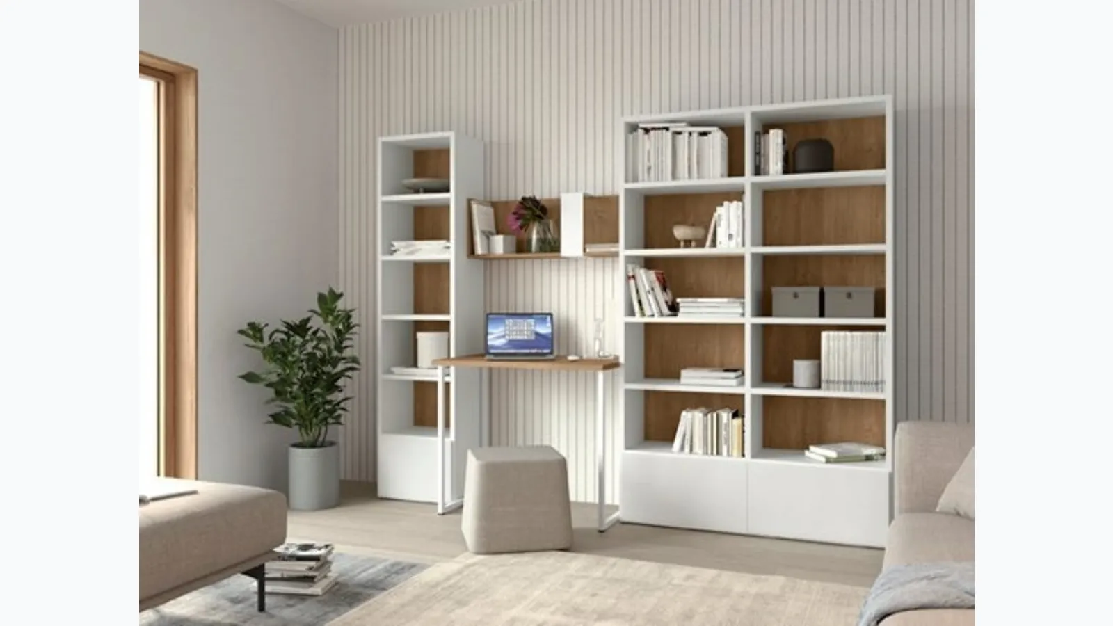 Infinity Flight Bookshelf L011 by Colombini Casa