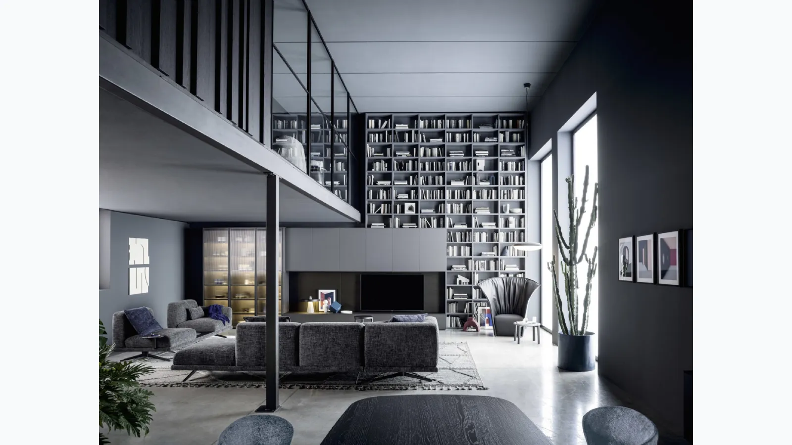 Wall 30 bookcase by Novamobili