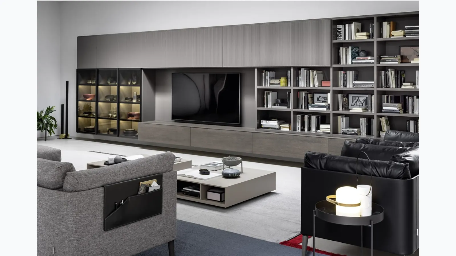 Wall 30 Bookshelf by Novamobili