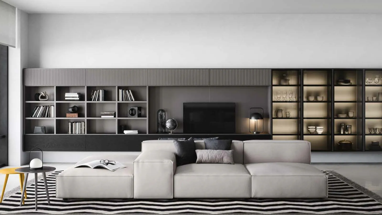 Wall 30 bookcase by Novamobili