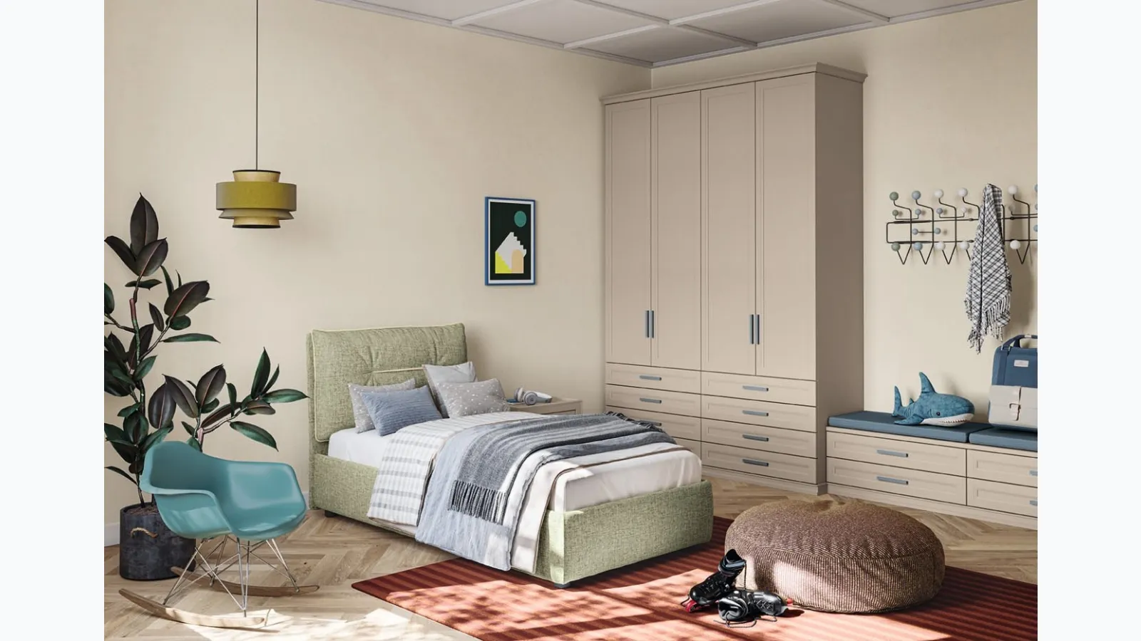 Arcadia AC002 children's room by Colombini Casa