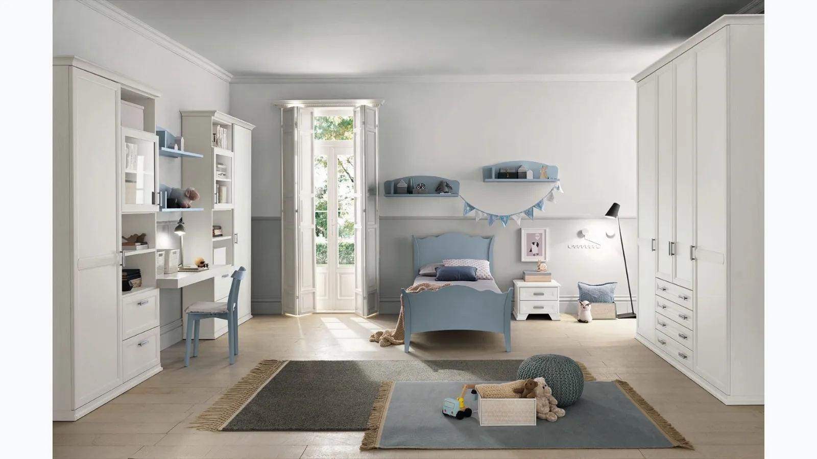 Arcadia AC010 children's bedroom by Colombini Casa.