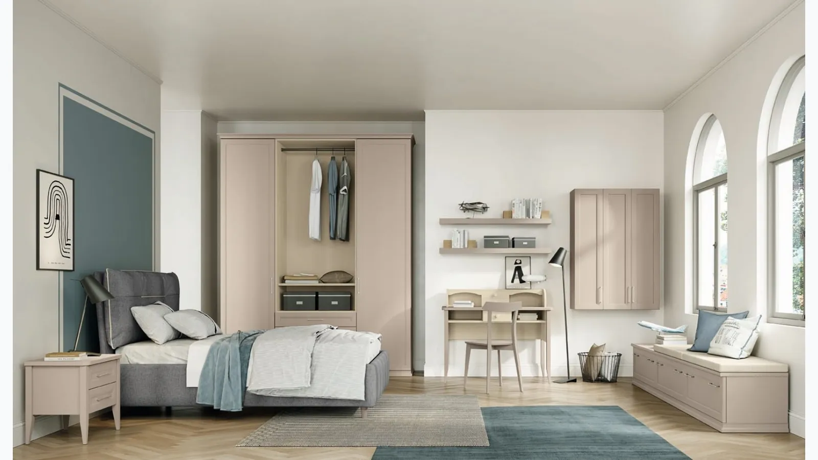 Arcadia AC012 bedroom by Colombini Casa