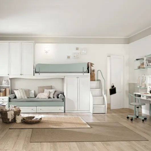 Bedroom with loft Arcadia AC022 by Colombini Casa