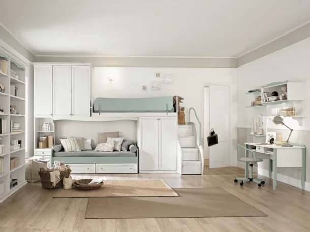 Bedroom with loft Arcadia AC022 by Colombini Casa