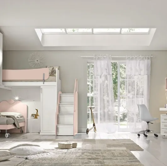 Arcadia AC023 loft bedroom by Colombini Casa.