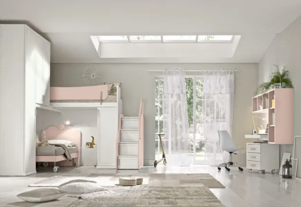 Arcadia AC023 loft bedroom by Colombini Casa.