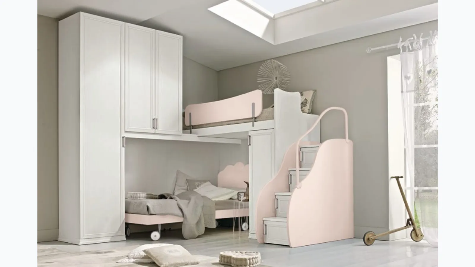 Arcadia AC023 loft bedroom by Colombini Casa