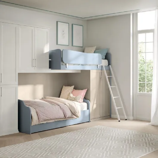 Arcadia AC024 loft bedroom by Colombini Casa.