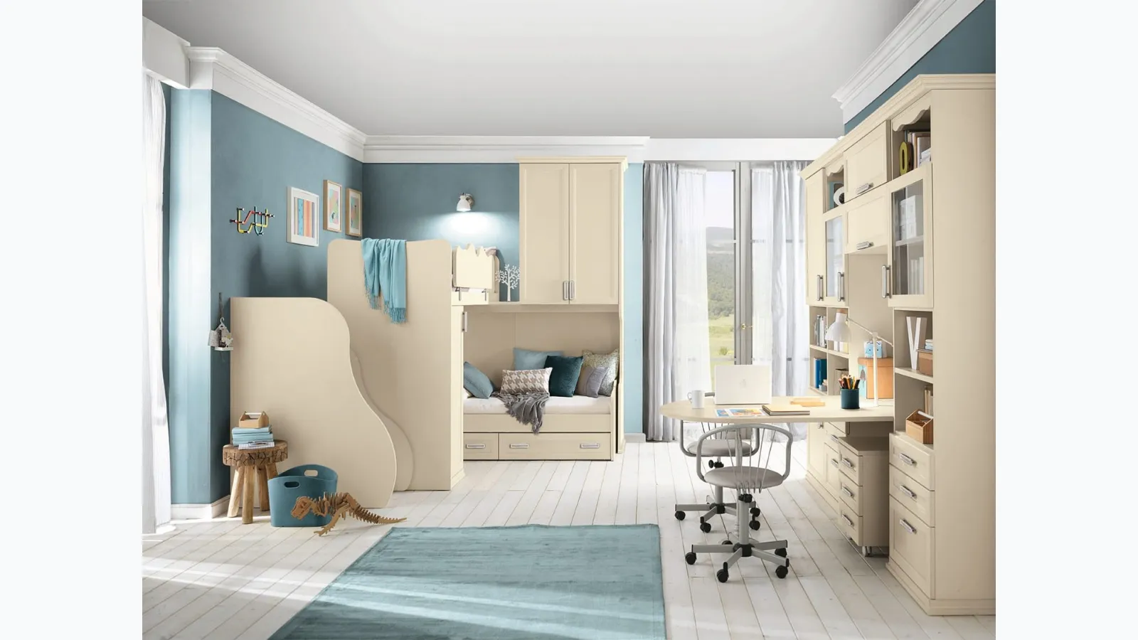 Arcadia AC025 loft bedroom by Colombini Casa
