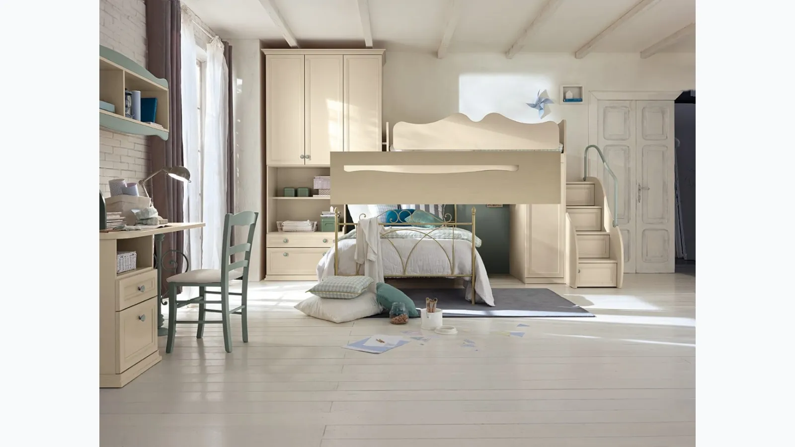 Arcadia AC026 loft bedroom by Colombini Casa