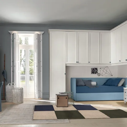 Arcadia AC032 loft bedroom by Colombini Casa.