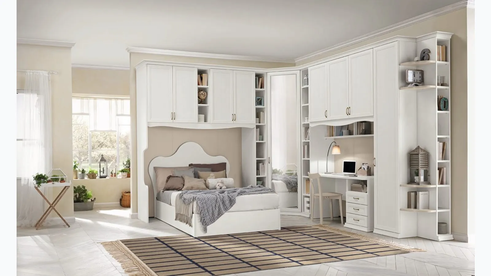 Arcadia AC035 bridge bedroom by Colombini Casa