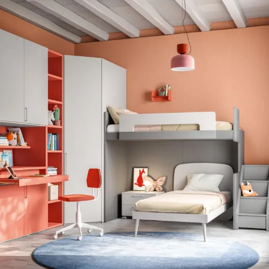 Space-saving loft bed 