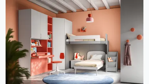 Space-saving loft bed 