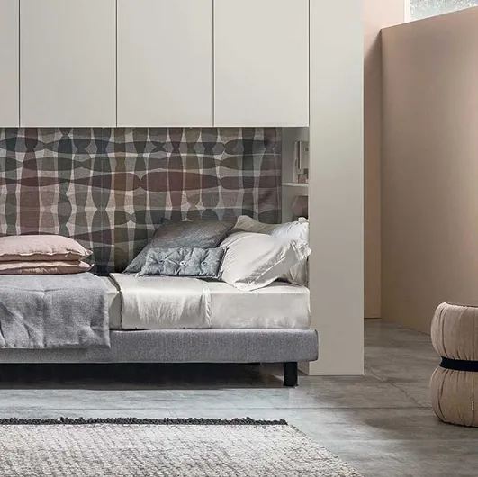 Loft bed with desk Composition 08A by Tomasella