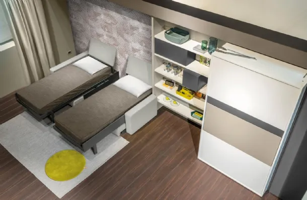 Ella & Louis space-saving bedroom by Clei.