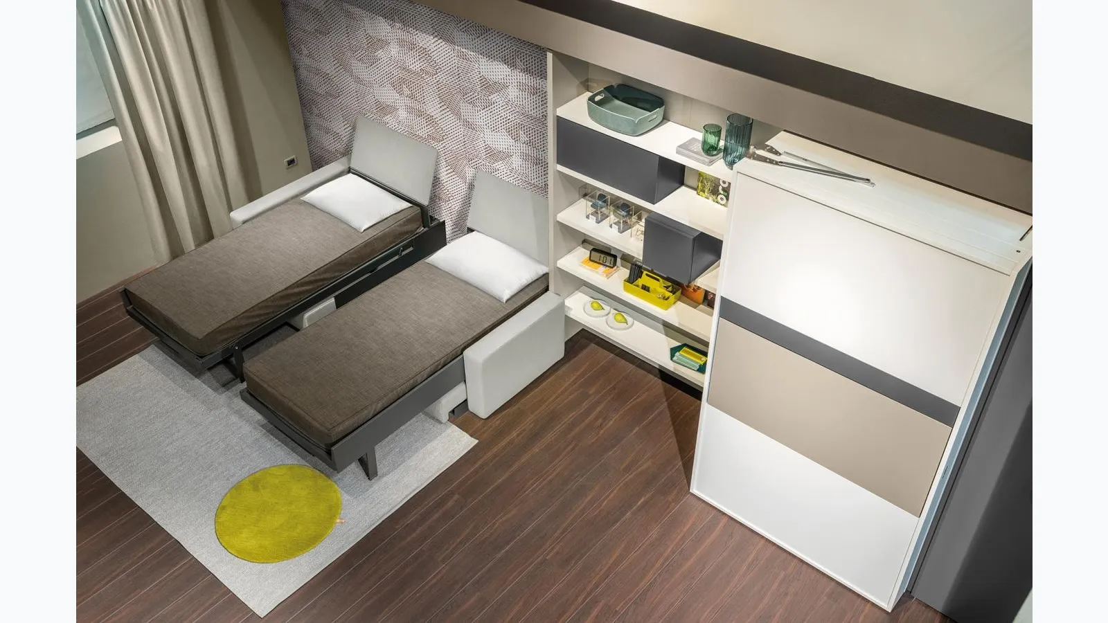 Ella & Louis space-saving bedroom by Clei.