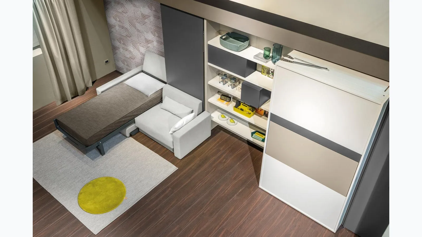 Ella & Louis space-saving bedroom by Clei