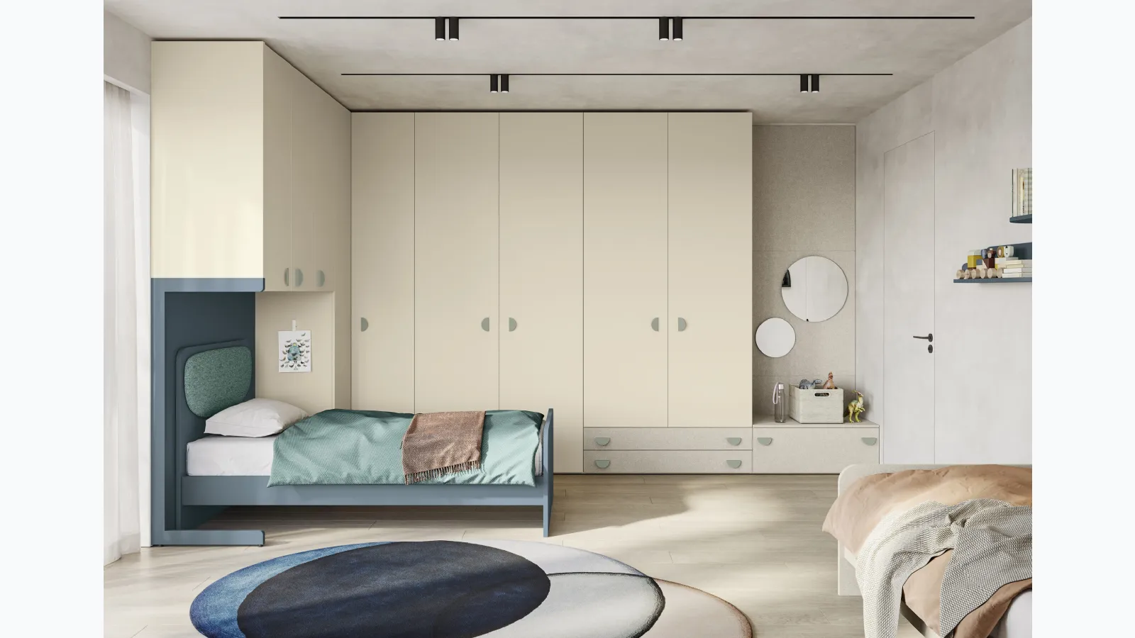 Golf K02NS children's bedroom by Colombini Casa.