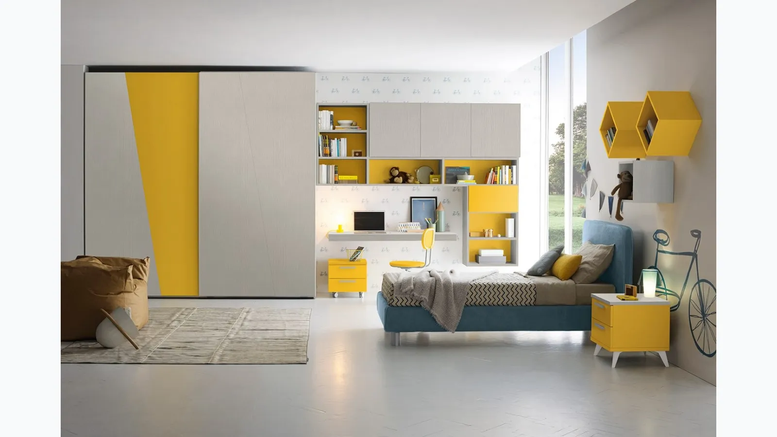 Golf K20 bedroom by Colombini Casa
