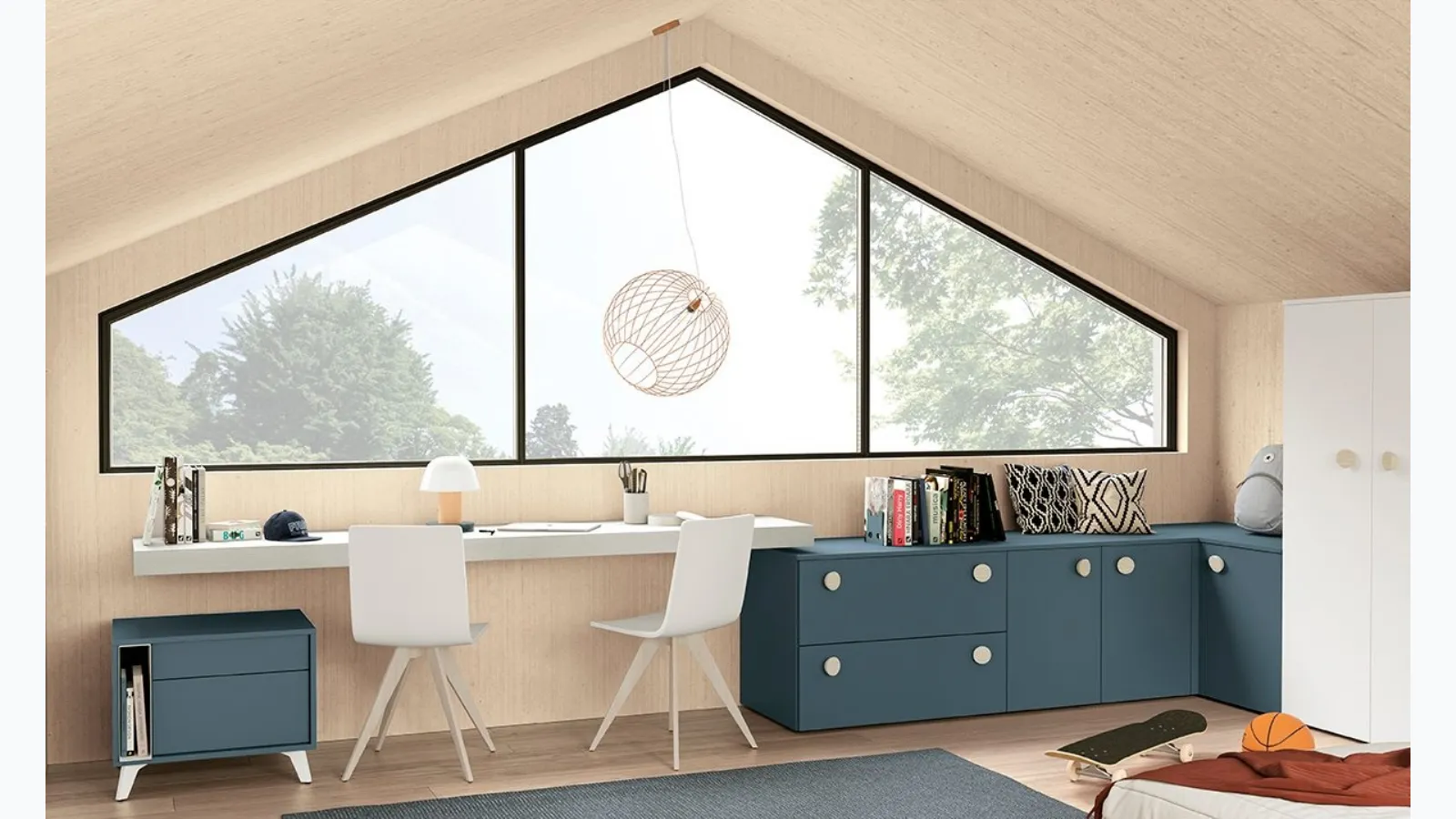 Golf K24 children's bedroom by Colombini Casa.