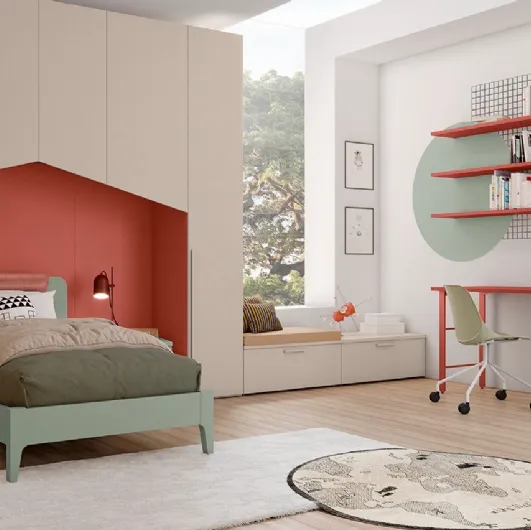 Golf K44 children's bedroom by Colombini Casa.