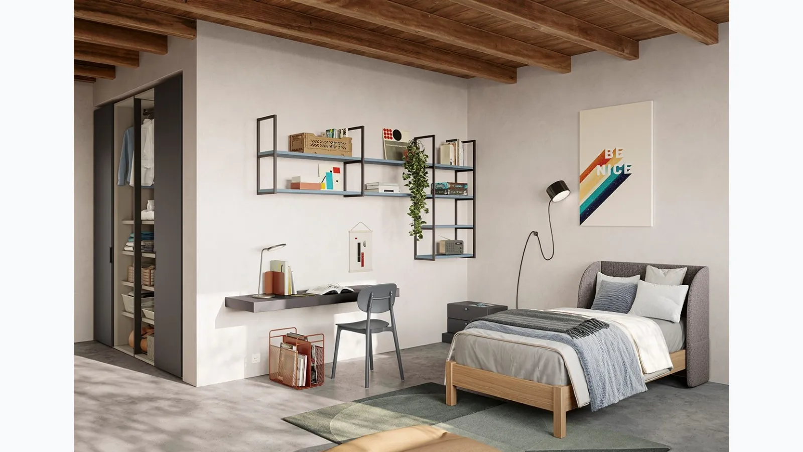 Golf Y10 children's room by Colombini Casa