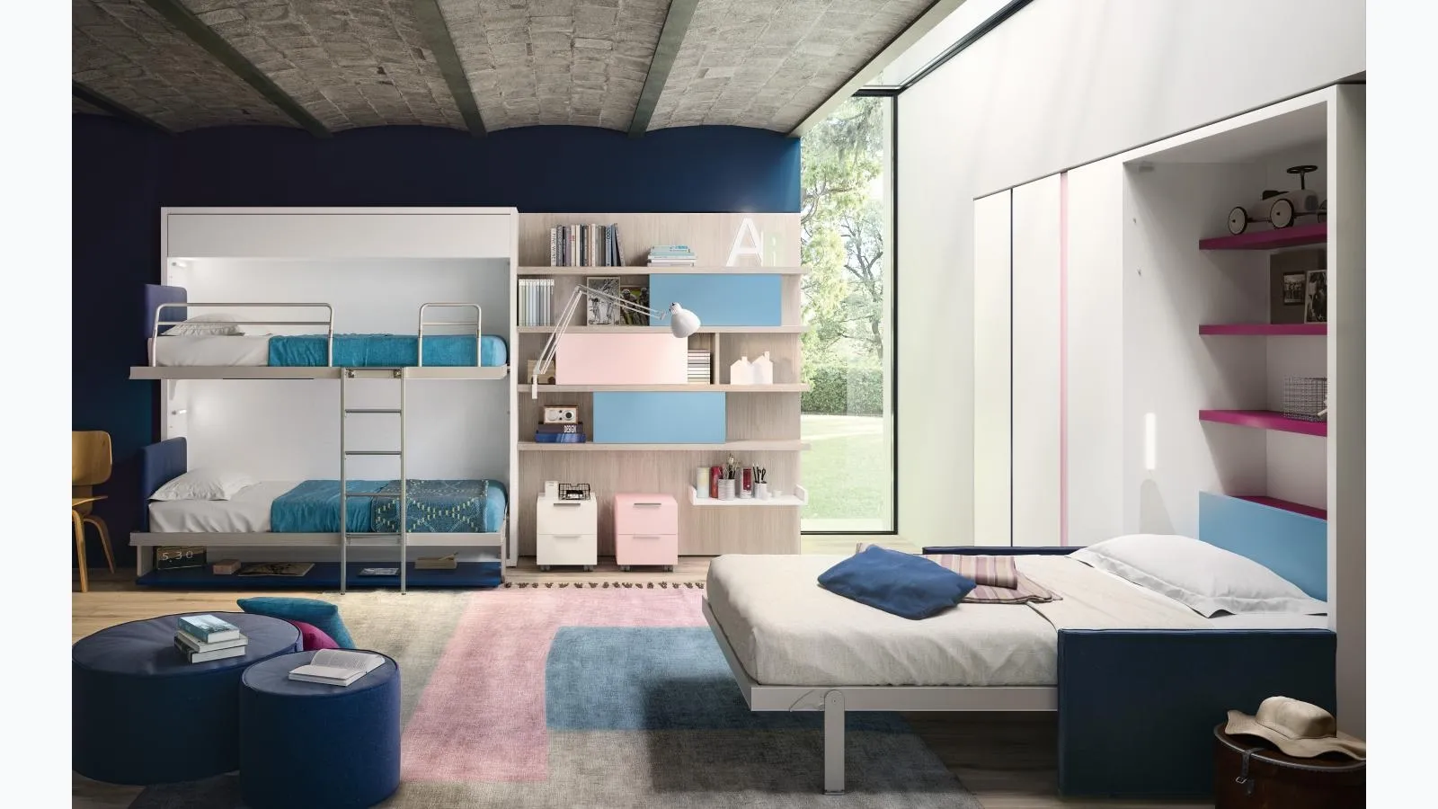 Kali Duo Board 01 Bedroom Set by Clei