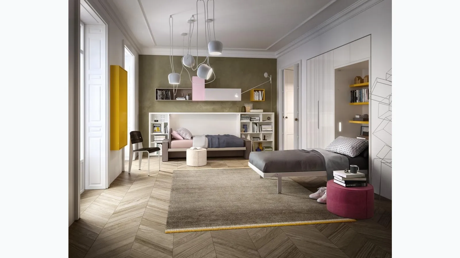 Kali Sofa Bedroom by Clei