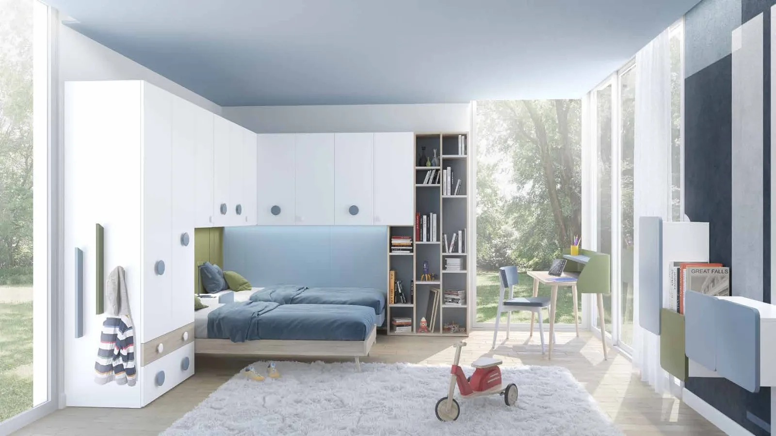 Open 02 loft bed by S75