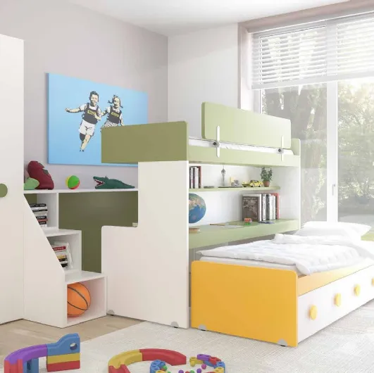 Loft bedroom with sliding beds Open 08 by S75.