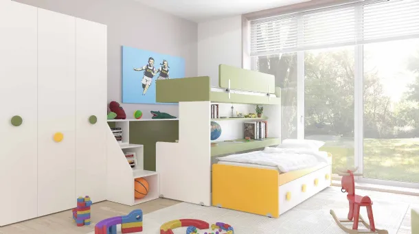 Loft bedroom with sliding beds Open 08 by S75.