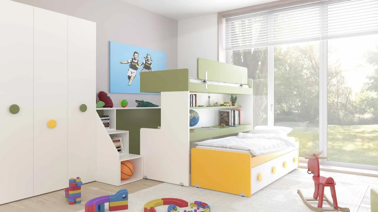 Loft bedroom with sliding beds Open 08 by S75.