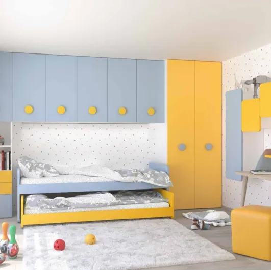 Loft bedroom with pull-out bed Open 16 by S75