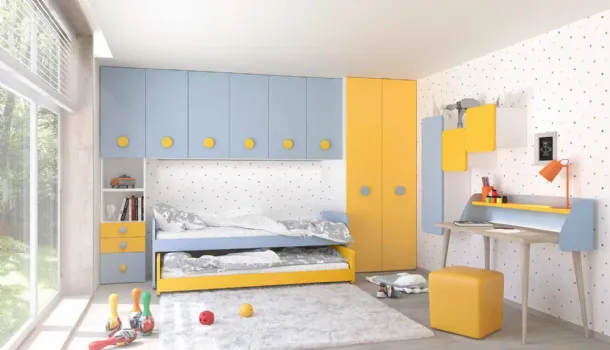 Loft bedroom with pull-out bed Open 16 by S75