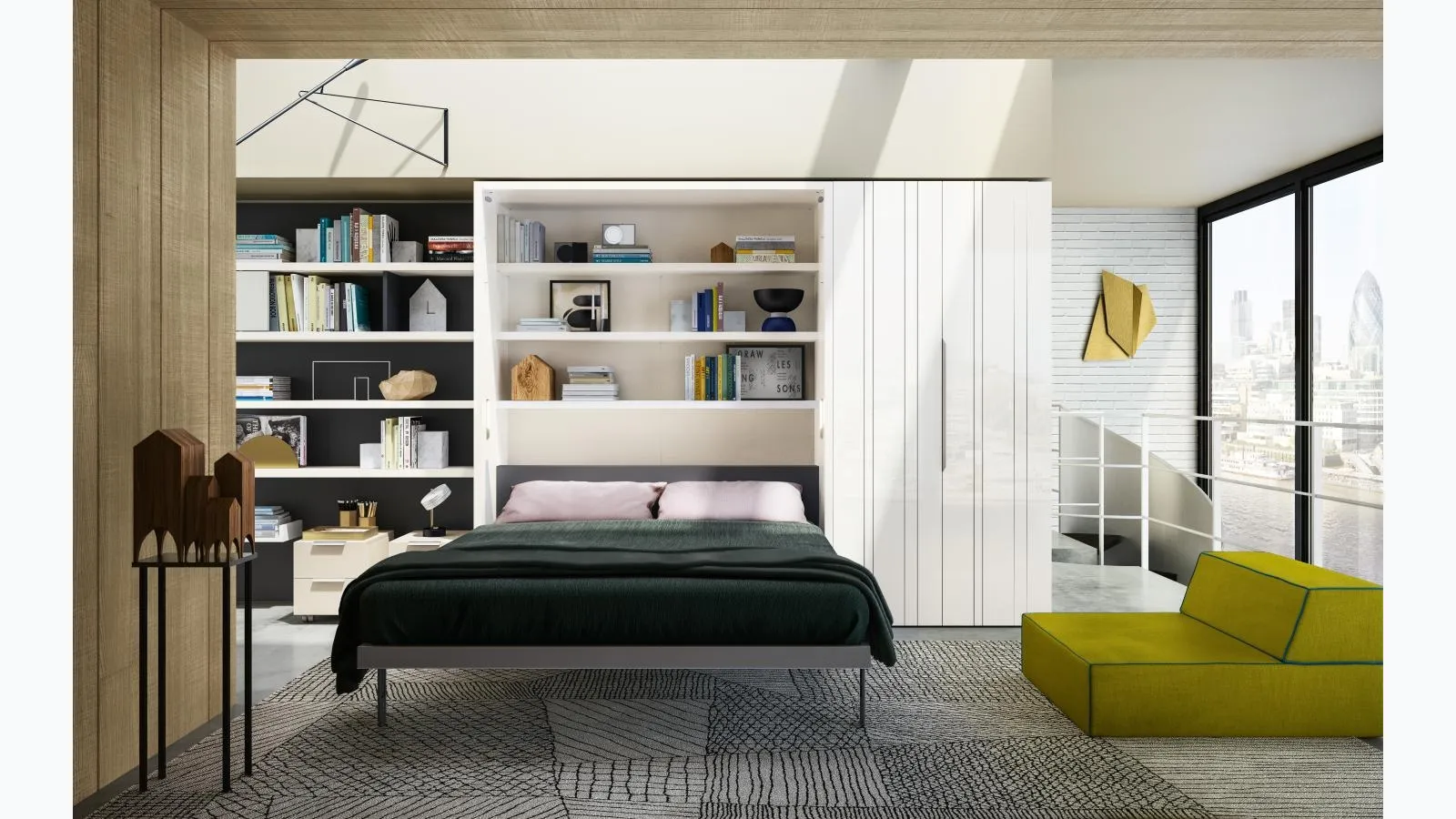 Penelope 2 Board Bedroom by Clei