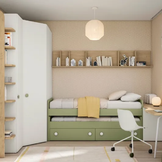Volo Kid C004 bedroom by Colombini Casa.