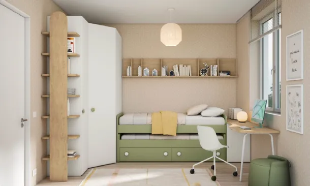 Volo Kid C004 bedroom by Colombini Casa.