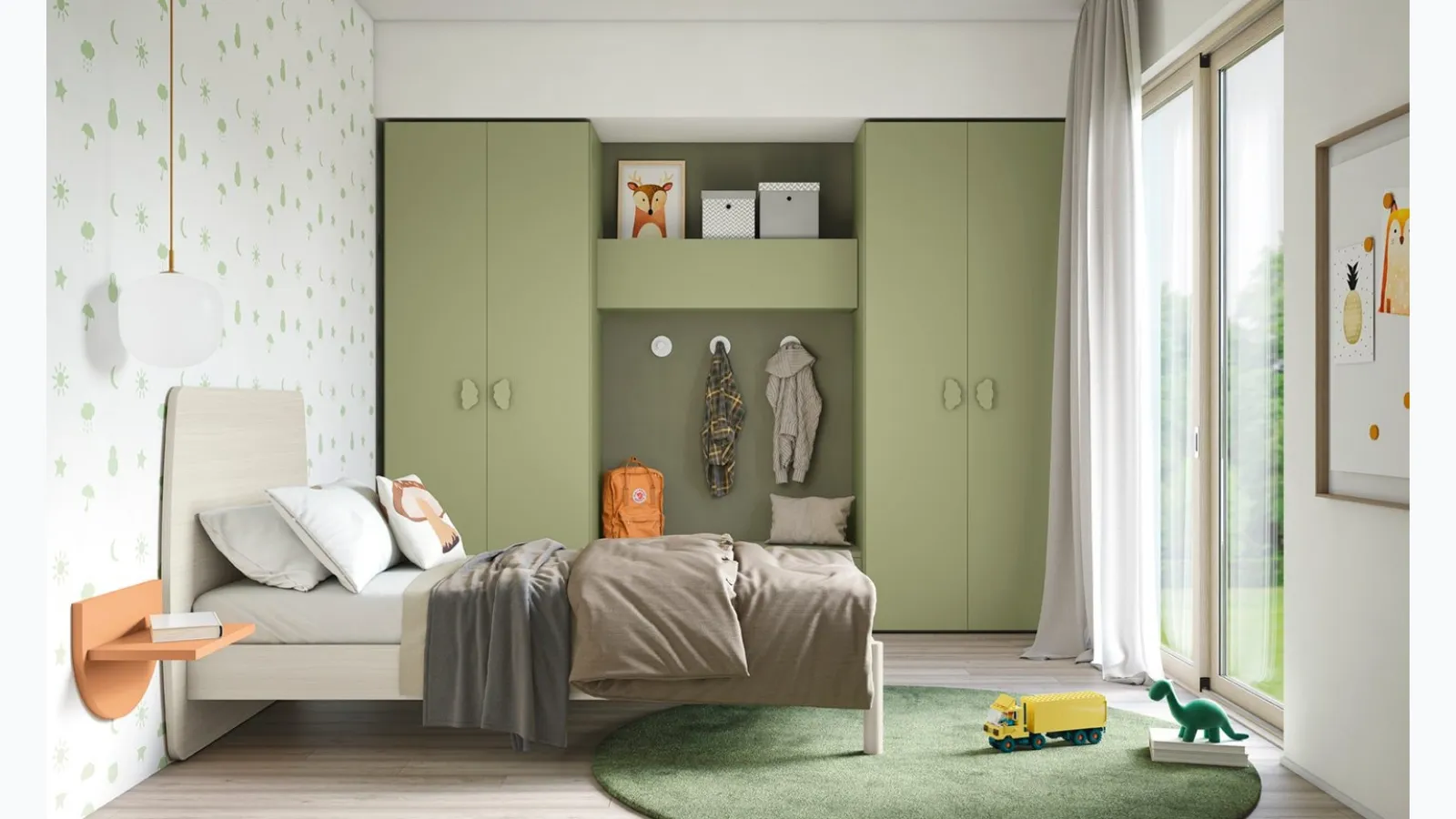 Volo Kid C005 bedroom by Colombini Casa.