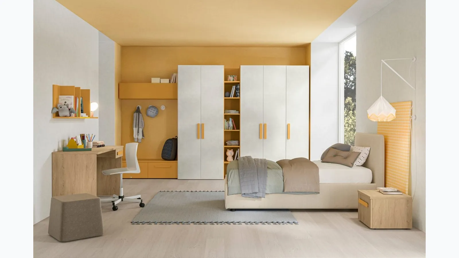 Volo Kid C009 children's bedroom by Colombini Casa.